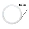 Fio de nylon para passagem em parede 3mm/4mm fio de passagem elétrica malha de arame fio de passagem de arame puxador de cabo perfurador de tubo