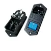 Enchufe de Alimentación Doble con Fusible Tres en Uno Ac-01A Doble Fusible con Interruptor y Agujero para Tornillo Enchufe para Dispositivo Médico