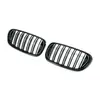 Adecuado para Modelos de Doble Línea 15-18 Bmw Serie 7 G11 G12, Rejilla Frontal Negra Brillante de Reemplazo para el Coche Original, Hecha de Material Abs