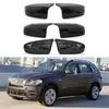 Adequado para 08-13 Bmw X5 E70 X6 E71 2 Peças Moldura do Espelho Retrovisor Carcaça do Espelho Retrovisor Substituição