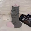 Polainas finas de lana para mujer, color liso, estilo otoño, efecto adelgazante, inspiradas en el ballet, con bordes enrollados, perfectas con mocasines, calcetines hasta la pantorrilla