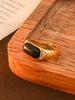 Anillo Europeo y Americano Transfronterizo Ojo del Diablo con Gema Incrustada Anillo de Dedo Abierto de Loto Retro de Alta Gama Moda Primero Joyería