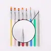 O fabricante fornece pincéis para nail art translúcidos estilo japonês, incluindo pincéis de cabeça redonda para esmalte em gel, pincéis finos (liner) e pincéis angulados para esmalte em gel, oferecendo uma variedade de funções.
