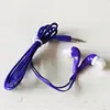 Presentes promocionais atacado de fábrica 370 cabeça de cabaça Linha de macarrão intra-auricular MP3 máquina correspondente fones de ouvido em estoque tampões de ouvido coloridos