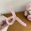 Xizi Joias Grampo de Cabelo Grande Espesso Clipe de Tubarão Clipe de Fita Cor de Gel Acessório de Cabelo Elegante para a Parte de Trás da Cabeça