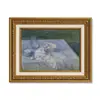 Xiyin TEME Suministro Transfronterizo Marco Retro Monet Floral Fruta Naturaleza Muerta Pintura Sala de Estar Comedor Vestíbulo Arte de Pared Decorativo