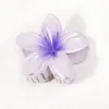 Grampo de Cabelo Feminino 8cm Venda Quente Transfronteiriça Cor Gradiente Transparente Flor de Ovo Presilha de Cabelo Traseira Acessórios de Cabelo Doces da Moda