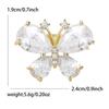 Broche Pequeno Mini Borboleta Corsage Feminino Moda Combina com Tudo Camisa Adesivo Botão Escuro Acessórios de Pin Simples Coreanos