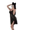 Lingerie Sexy, Camisola Sexy com Suspensório, Camisola de Renda Estilo Puro Desejo, Camisola com Suspensório Feminina, Roupa de Casa Quente e Tentadora Qq