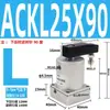 Cilindro Neumático X180 Grados Sujeción Rotativa Src25 Ángulo Ack32/40/50/63*90R/L Cilindro Rotativo