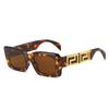 Nuevas gafas de sol cuadradas transfronterizas 2023, gafas de sol de calle versátiles de diseñador de marca simple de moda europea y americana para mujer