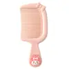 Pente Pequeno com Aparência Sofisticada, Fofo, Compacto e Portátil, Pente de Cabelo para Meninas, Dentes Grandes, Pente Alisador para Cabelos Longos, Pente de Plástico com Cabo