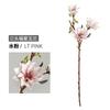 Nueva decoración china para el hogar: Magnolia Fuxing de 3 cabezas, arreglo de ventana de centro comercial, flor artificial de una sola mano