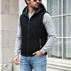 2026 Invierno Transfronterizo Amazon Xiyin 3D Nueva Tendencia de Moda para Hombre Chaleco de Algodón con Capucha Moderno Talla Europea