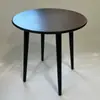 Juego pequeño de mesa y sillas redondas de acero al carbono simple para ocio en balcón, mesa de discusión, área de descanso, mesa de comedor para cafetería de té con leche al aire libre