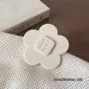 Presilha de Cabelo de Acetato Estilo Coreano com Laço Floral Feito à Mão, Presilha Lateral para Franja, Presilha Bico de Pato de Alta Qualidade, Acessório de Cabelo Versátil