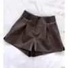 150 shorts ajustados para mujer otoño e invierno nuevos pantalones de cuero PU 145 cintura alta sueltos pierna ancha pantalones tipo bota xs