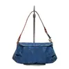 Bolso de Hombro Vintage de Mezclilla Azul con Cerradura y Cuero que Cambia de Color, Billetera Pequeña para Monedas Bolsa de Axila