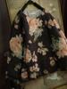 Estilo Nuevo de Invierno Nuevo Chinoiserie Lino Estampado Literario Retro Algodón Ropa Exterior Cuello Redondo Solapa Diagonal Holgada Corta Chaqueta de Algodón 375015