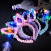 Tiara Orelhas de Coelho Luminosas Varinha de Fada Orelhas de Gato com Flash Tiara Mickey Presente de Empurrar no Chão Presente Barraca Mercado Noturno