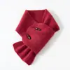 Bufanda de Punto de Lana Pura Nueva Otoño/Invierno 2026 con Botones, Calentador de Cuello para Mujer, Protector de Cuello Cruzado Estilo Coreano