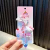Chaveiro Gato Morango Desenho Animado Gatinho Pingente de Bolsa Lanyard de Celular Fofo Pingente para Chaveiro de Carro Pequeno Presente