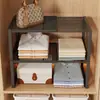Estante Organizador de Capas para Almacenamiento de Armario Extensible para Ropa Estante Desplegable para Armario Utilización del Espacio Estante para Zapatos