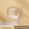 Plato para Escupir Huesos de Plástico PET Cuadrado Transparente Plato para Frutas Hogar Restaurante Plato para Frutas Plato para Snacks Mesa de Comedor Plato para Basura Plato