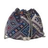 Bolso estilo cubo de estilo étnico Otoño 2023 Nueva moda de celebridades de Internet Bolso bandolera de hombro de moda nicho Bolso de mujer de gran capacidad