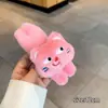 Pasador de Pelo de Oso Esponjoso Pasador Grande de Pico de Pato de Una Palabra Sin Costuras Tocado Flequillo Lateral Pasador para Cabello Roto
