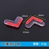 Airbag para Crianças Silicone Anti-Colisão Canto de Janela Protetor de Canto Anti-Colisão Camada Dupla Espessada Canto de Mesa Canto de Cama Ângulo Reto Protetor de Canto Infantil