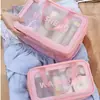 Bolsa organizadora de viagem, nécessaire, bolsa de higiene pessoal, bolsa de praia simples para natação e fitness, prática para produtos de higiene pessoal