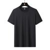 Camiseta de seda de hielo para pareja, para hombre y mujer, de verano, holgada, para fitness, running, deportiva, de manga corta, elástica, de secado rápido, informal.