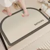 Tapete de Chão para Banheiro Tapete de Entrada Absorvente de Água para Vaso Sanitário Fácil de Limpar Tapete de Porta de Lama Diatomácea Tapete de Pé Antiderrapante para Banheiro Em Estoque