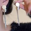 Pendientes largos con borlas y diseño de nicho 2024, nuevos pendientes de moda exagerados con temperamento G
