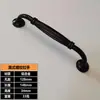 Fabricante de Puxador Preto Sólido Alumínio Fundido Arco Porta de Armário Gaveta Puxador de Exportação Estilo Levemente Luxuoso Levemente Luxuoso Retrô