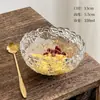Tazón de Bocadillos de Yogur Helado Nido de Pájaro, Tazón de Hielo Raspado, Alto Valor Estético, Popular Set de Tazón y Plato de Vidrio para Postre de Restaurante, Tazón de Postre Dulce