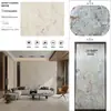 Losa de Roca Mate 1200*2700*9mm con Molde Cóncavo-Convexo y Superficie de Grano Seco con Brillo Fino para Pared, Piso, Encimera, Isla y Paneles Curvados en Caliente