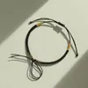 DIY Semi-acabado Corda de Mão Trançada à Mão Nó de Diamante Pulseira de Corda Vermelha Pode Ser Usada com Contas Rígida Ouro Pan'an Knot Corda de Mão Atacado