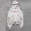 Estilo Europeo y Americano Otoño e Invierno Puntada Exterior Bordado de Letras Sudadera con Capucha Pulóver para Hombre y Mujer Marca Trendy Street Hip-Hop