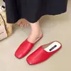 Zapatillas de Verano 2026 de Suela Blanda, Cómodas, de Moda, Nuevas, Versátiles, de Punta Cerrada, para Mujer, Sandalias Planas Cómodas de Punta Cuadrada