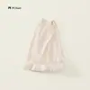 Vestido Vall sin mangas de color sólido para niña 2025 Verano Nuevo Diseño Nicho Estilo Coreano Vestido de Princesa de Encaje