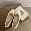 Zapatos Planos para Mujer Estilo Hada Suave Boca Baja 2026 Otoño Lazo Francés Slip-On Ballet Zapatos de Fiesta
