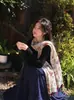 Super Delicado como Fada~ Lenço Feminino para Primavera, Outono e Verão, Xale para Ar Condicionado, Lenço Versátil Protetor Solar de Praia, Lenço de Algodão Linho Seda para Proteção do Pescoço