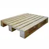 Almacén de Palets de Logística de Hebei Fork de Cuatro Lados Palet de Madera Maciza Base de Piso de Madera Cartón de Madera Libre de Fumigación Pegado