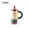 Artículo Popular Taza Oso Serie Groenlandia Taza Térmica para Oficina y Hogar, Botella de Agua de Acero Inoxidable Estilo Británico Colorido