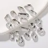Pedras de Strass de Vidro Cor AB Fundo Plano Formas Mistas Para Fantasias de Dança Latina Vestidos de Casamento Costura Strass Acessórios de Cabelo Enfeites Acessórios