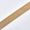 Em estoque 0,6-5cm seda dourada seda prateada seda preta elástico de cintura faixa elástica cinto com glitter com fita brilhante fita
