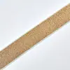 Cinta elástica de seda elástica dorada y plateada de 1 cm a 5 cm, cinta elástica de seda brillante plateada tipo cebolla, accesorios para joyería, zapatos y sombreros