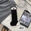 Calcetines Finos de Borde Enrollado con Volantes para Primavera y Verano, Calcetines sin Pies, Calcetines de Encaje con Volantes para Pantorrilla, Calcetines de Tubo Alto, Calentadores de Piernas Estilo Ballet para Mujer